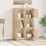 vidaXL Dulap înalt, 74x35x117 cm, lemn masiv de pin vidaXL Dulap înalt, 74x35x117 cm, lemn masiv de pin