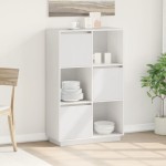 vidaXL Dulap înalt, alb, 74x35x117 cm, lemn masiv de pin vidaXL Dulap înalt, alb, 74x35x117 cm, lemn masiv de pin