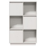 vidaXL Dulap înalt, alb, 74x35x117 cm, lemn masiv de pin vidaXL Dulap înalt, alb, 74x35x117 cm, lemn masiv de pin