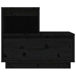 vidaXL Noptiere, 2 buc, negru, 60x34x51 cm, lemn masiv de pin