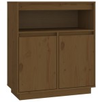 vidaXL Servantă, maro miere, 70x34x80 cm, lemn masiv de pin