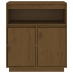 vidaXL Servantă, maro miere, 70x34x80 cm, lemn masiv de pin