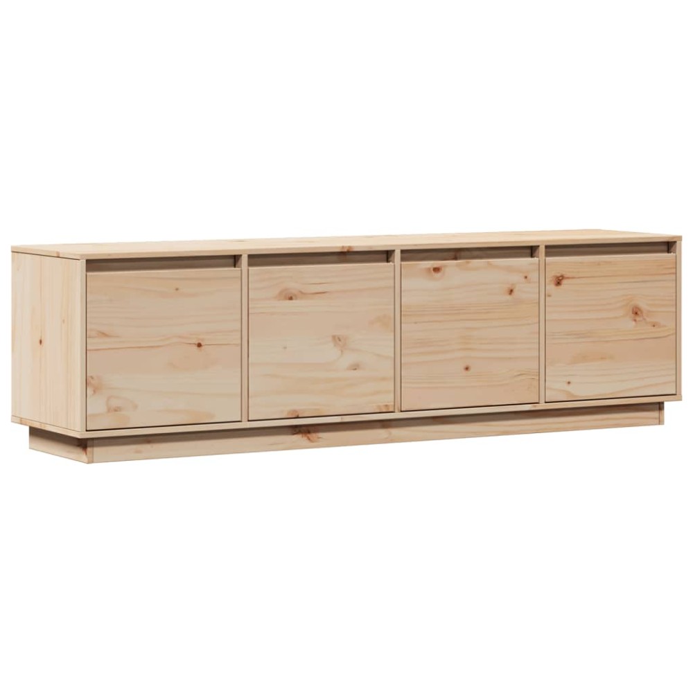 vidaXL Comodă TV, 156x37x45 cm, lemn masiv de pin