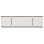 vidaXL Comodă TV, alb, 156x37x45 cm, lemn masiv de pin vidaXL Comodă TV, alb, 156x37x45 cm, lemn masiv de pin
