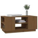 vidaXL Măsuță de cafea, maro miere, 90x49x40,5 cm, lemn masiv de pin