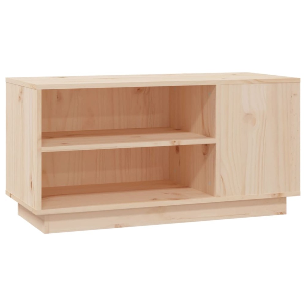 vidaXL Comodă TV, 80x35x40,5 cm, lemn masiv de pin