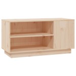 vidaXL Comodă TV, 80x35x40,5 cm, lemn masiv de pin
