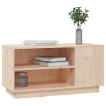 vidaXL Comodă TV, 80x35x40,5 cm, lemn masiv de pin