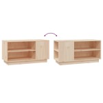 vidaXL Comodă TV, 80x35x40,5 cm, lemn masiv de pin