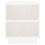 vidaXL Comodă TV, alb, 110x35x40,5 cm, lemn masiv de pin vidaXL Comodă TV, alb, 110x35x40,5 cm, lemn masiv de pin