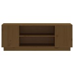 vidaXL Comodă TV, maro miere, 110x35x40,5 cm, lemn masiv de pin vidaXL Comodă TV, maro miere, 110x35x40,5 cm, lemn masiv de pin