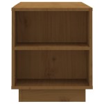 vidaXL Comodă TV, maro miere, 110x35x40,5 cm, lemn masiv de pin vidaXL Comodă TV, maro miere, 110x35x40,5 cm, lemn masiv de pin