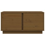 vidaXL Măsuță de cafea, maro miere, 80x50x40 cm, lemn masiv de pin