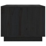 vidaXL Măsuță de cafea, negru, 80x50x40 cm, lemn masiv de pin vidaXL Măsuță de cafea, negru, 80x50x40 cm, lemn masiv de pin