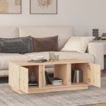 vidaXL Măsuță de cafea, 110x50x40 cm, lemn masiv de pin vidaXL Măsuță de cafea, 110x50x40 cm, lemn masiv de pin