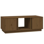 vidaXL Măsuță de cafea, maro miere, 110x50x40 cm, lemn masiv de pin vidaXL Măsuță de cafea, maro miere, 110x50x40 cm, lemn masiv de pin