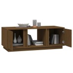 vidaXL Măsuță de cafea, maro miere, 110x50x40 cm, lemn masiv de pin vidaXL Măsuță de cafea, maro miere, 110x50x40 cm, lemn masiv de pin