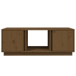 vidaXL Măsuță de cafea, maro miere, 110x50x40 cm, lemn masiv de pin vidaXL Măsuță de cafea, maro miere, 110x50x40 cm, lemn masiv de pin
