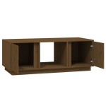 vidaXL Măsuță de cafea, maro miere, 110x50x40 cm, lemn masiv de pin vidaXL Măsuță de cafea, maro miere, 110x50x40 cm, lemn masiv de pin