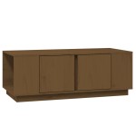 vidaXL Măsuță de cafea, maro miere, 110x50x40 cm, lemn masiv de pin vidaXL Măsuță de cafea, maro miere, 110x50x40 cm, lemn masiv de pin