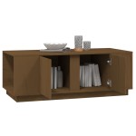 vidaXL Măsuță de cafea, maro miere, 110x50x40 cm, lemn masiv de pin vidaXL Măsuță de cafea, maro miere, 110x50x40 cm, lemn masiv de pin