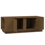 vidaXL Măsuță de cafea, maro miere, 110x50x40 cm, lemn masiv de pin vidaXL Măsuță de cafea, maro miere, 110x50x40 cm, lemn masiv de pin