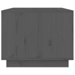 vidaXL Măsuță de cafea, gri, 80x50x40 cm, lemn masiv de pin vidaXL Măsuță de cafea, gri, 80x50x40 cm, lemn masiv de pin