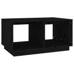 vidaXL Măsuță de cafea, negru, 80x50x40 cm, lemn masiv de pin vidaXL Măsuță de cafea, negru, 80x50x40 cm, lemn masiv de pin