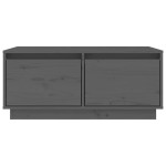 vidaXL Măsuță de cafea, gri, 80x50x35 cm, lemn masiv de pin vidaXL Măsuță de cafea, gri, 80x50x35 cm, lemn masiv de pin