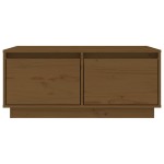 vidaXL Măsuță de cafea, maro miere, 80x50x35 cm, lemn masiv de pin