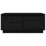 vidaXL Măsuță de cafea, negru, 80x50x35 cm, lemn masiv de pin vidaXL Măsuță de cafea, negru, 80x50x35 cm, lemn masiv de pin