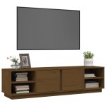 vidaXL Comodă TV, maro miere, 156x40x40 cm, lemn masiv de pin vidaXL Comodă TV, maro miere, 156x40x40 cm, lemn masiv de pin