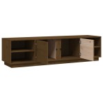 vidaXL Comodă TV, maro miere, 156x40x40 cm, lemn masiv de pin vidaXL Comodă TV, maro miere, 156x40x40 cm, lemn masiv de pin