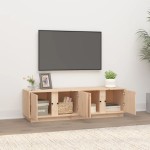 vidaXL Comodă TV, 140x40x40 cm, lemn masiv de pin