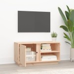 vidaXL Comodă TV, 80x35x40,5 cm, lemn masiv de pin