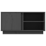 vidaXL Comodă TV, gri, 80x35x40,5 cm, lemn masiv de pin vidaXL Comodă TV, gri, 80x35x40,5 cm, lemn masiv de pin
