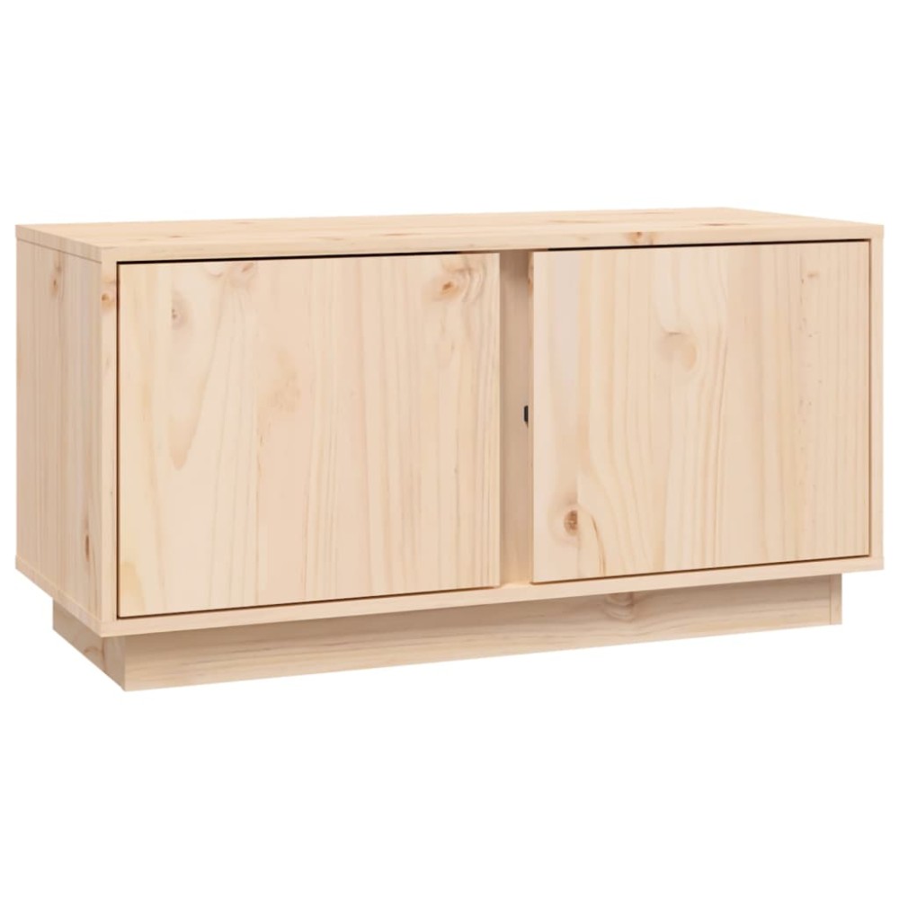 vidaXL Comodă TV, 80x35x40,5 cm, lemn masiv de pin