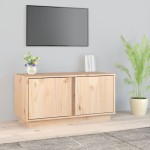 vidaXL Comodă TV, 80x35x40,5 cm, lemn masiv de pin