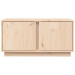 vidaXL Comodă TV, 80x35x40,5 cm, lemn masiv de pin