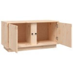 vidaXL Comodă TV, 80x35x40,5 cm, lemn masiv de pin