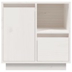 vidaXL Noptiere, 2 buc., alb, 50x34x50 cm, lemn masiv de pin