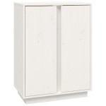 vidaXL Servantă, alb, 60x35x80 cm, lemn masiv de pin vidaXL Servantă, alb, 60x35x80 cm, lemn masiv de pin