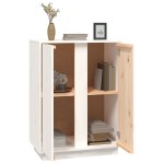 vidaXL Servantă, alb, 60x35x80 cm, lemn masiv de pin vidaXL Servantă, alb, 60x35x80 cm, lemn masiv de pin
