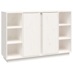 vidaXL Servantă, alb, 120x35x80 cm, lemn masiv de pin vidaXL Servantă, alb, 120x35x80 cm, lemn masiv de pin