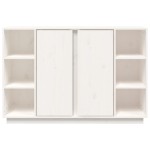 vidaXL Servantă, alb, 120x35x80 cm, lemn masiv de pin vidaXL Servantă, alb, 120x35x80 cm, lemn masiv de pin