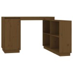 vidaXL Birou, maro miere, 110x50x75 cm, lemn masiv de pin