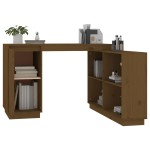 vidaXL Birou, maro miere, 110x50x75 cm, lemn masiv de pin