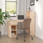 vidaXL Birou, 110x53x117 cm, lemn masiv de pin