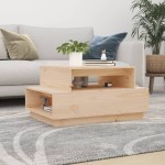 vidaXL Măsuță de cafea, 80x55x40,5 cm, lemn masiv de pin vidaXL Măsuță de cafea, 80x55x40,5 cm, lemn masiv de pin