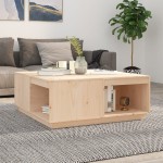 vidaXL Măsuță de cafea, 100x101x40,5 cm, lemn masiv de pin vidaXL Măsuță de cafea, 100x101x40,5 cm, lemn masiv de pin